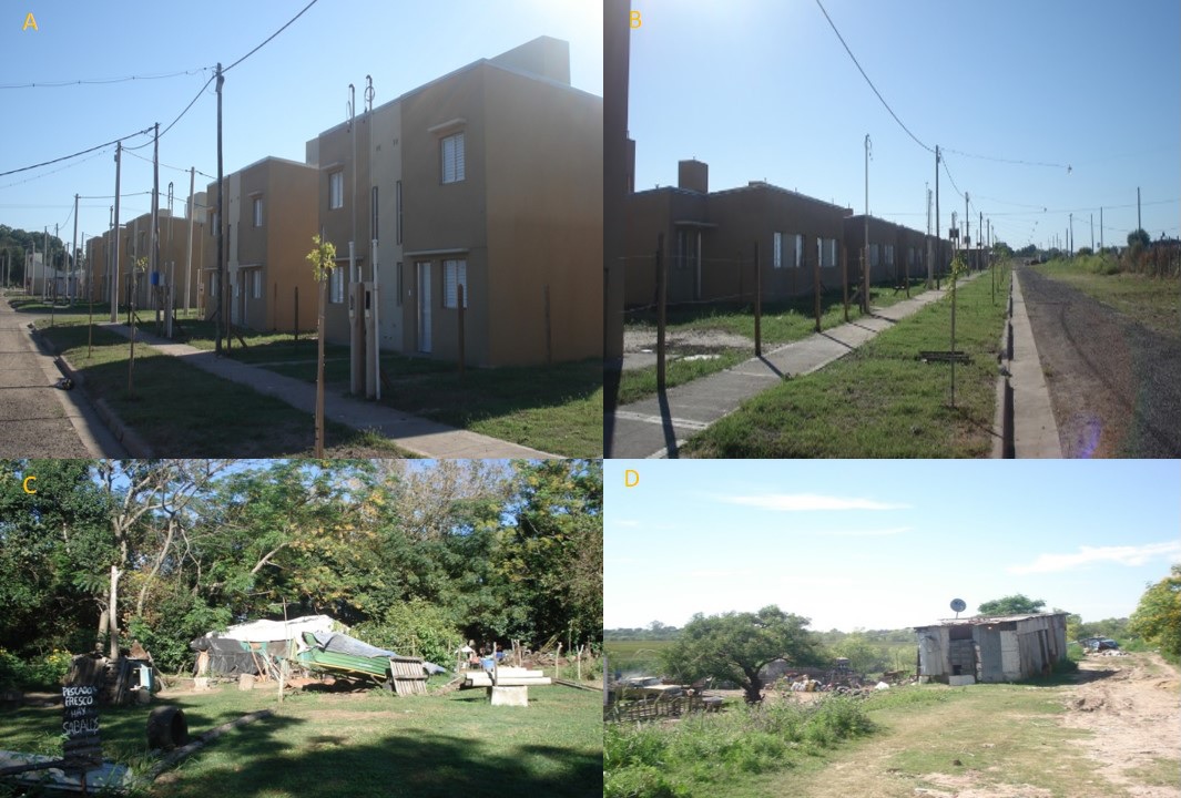 Contrastes socio-ambientales en el sector 2: Barrios Altos del  Valle, La Esmeralda y Central Guadalupe (Distrito Santa Fe).
