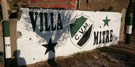 Mural dedicado a  “La Gloriosa” (Club Villa Mitre).