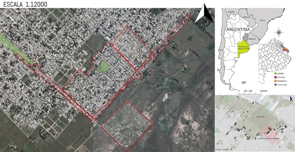 Figura 1.  Localización del Barrio Puente de Fierro.