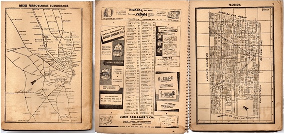 Fig. 2. Páginas interiores:  página 3 (redes ferroviarias suburbanas); página 6 y 7 (Florida)