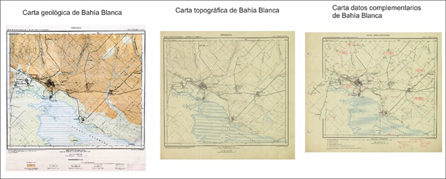 Hoja geológica, topográfica
y de datos complementarios de Bahía Blanca. SEGEMAR