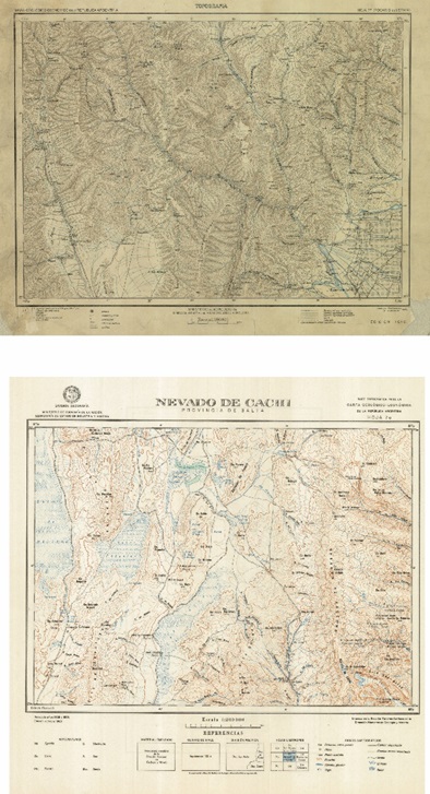 Hojas topográficas