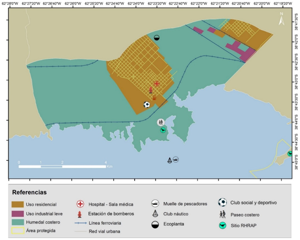 Mapa  de heterogeneidad de usos de suelo y actividades del subsistema  General Cerri