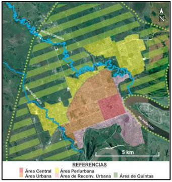 Plan de desarrollo y ordenamiento urbano sustentable de la ciudad  de Formosa año 2007