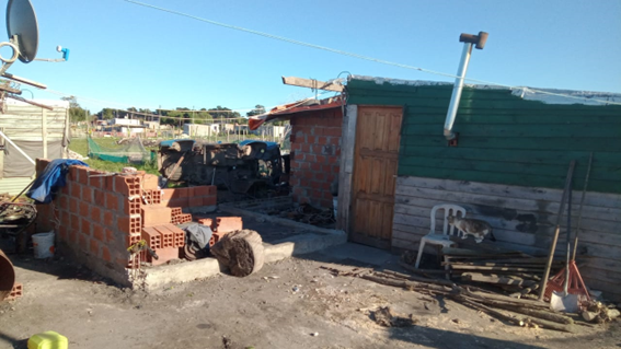 La casa de Analía. Abril de 2021