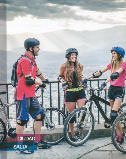 Folleto “Salta en bici”. Ministerio de Cultura y Turismo, 2015