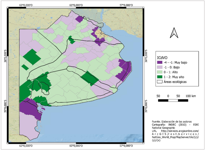 Índice de calidad de vida
objetivo provincia de Buenos Aires