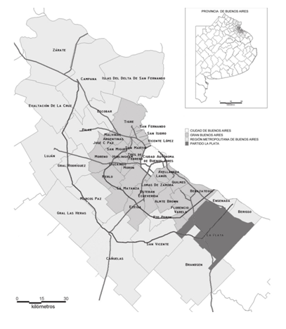 Localización del área de estudio